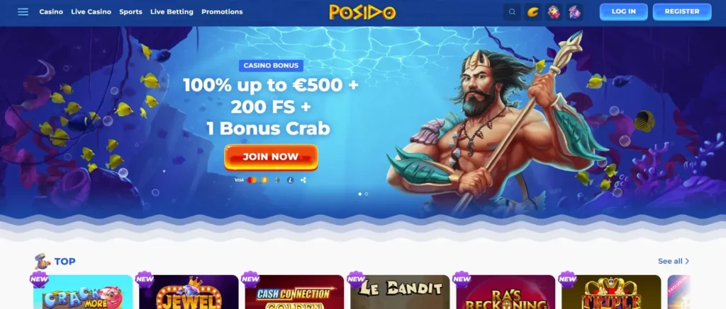 Cos’è Posido Casino e cosa offre