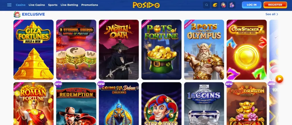 Perché scegliere Posido Casino