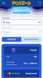 Depositi in app: metodi, conferme e tempi
